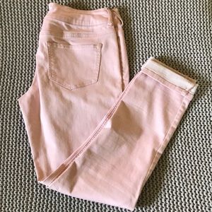 Blush Pink Skinny Jeans